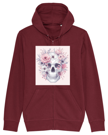 Skull/Craniu in diferite stiluri 12 Burgundy