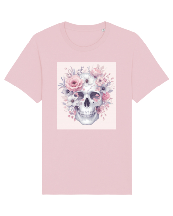 Skull/Craniu in diferite stiluri 12 Cotton Pink