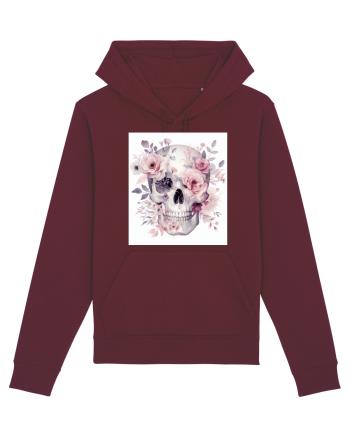 Skull/Craniu in diferite stiluri 13 Burgundy