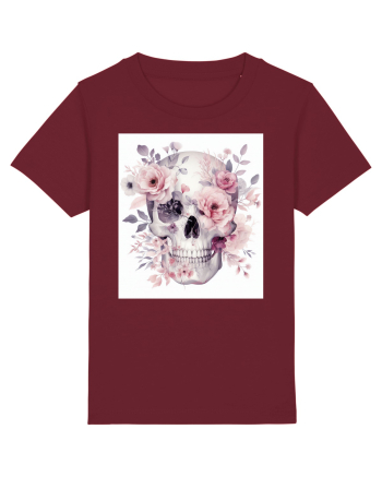 Skull/Craniu in diferite stiluri 13 Burgundy