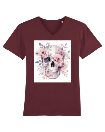 Skull/Craniu in diferite stiluri 13 Burgundy