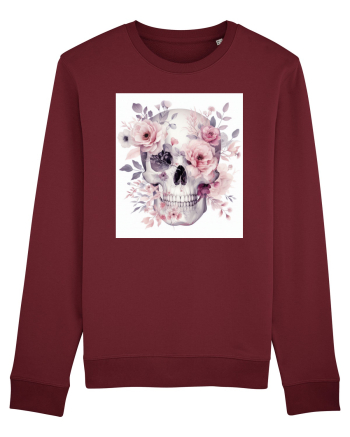 Skull/Craniu in diferite stiluri 13 Burgundy