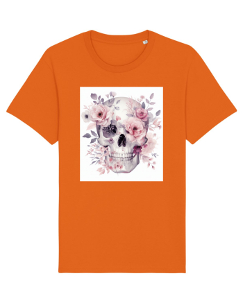 Skull/Craniu in diferite stiluri 13 Bright Orange