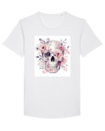 Skull/Craniu in diferite stiluri 13 Tricou mânecă scurtă guler larg Bărbat Skater