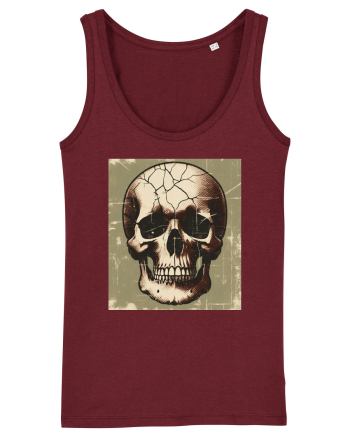 Skull/Craniu in diferite stiluri 14 Burgundy