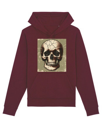 Skull/Craniu in diferite stiluri 14 Burgundy