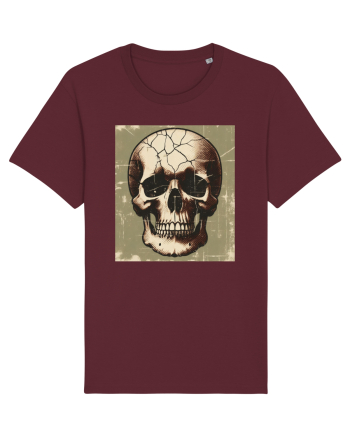Skull/Craniu in diferite stiluri 14 Burgundy