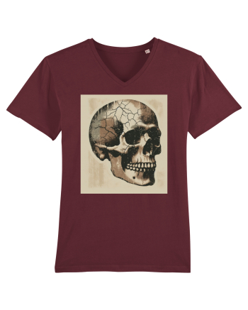 Skull/Craniu in diferite stiluri 15 Burgundy