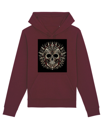Skull/Craniu in diferite stiluri 16 Burgundy