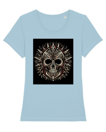Skull/Craniu in diferite stiluri 16 Sky Blue