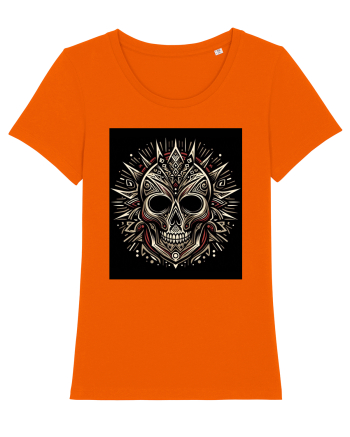 Skull/Craniu in diferite stiluri 16 Bright Orange
