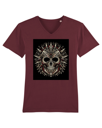 Skull/Craniu in diferite stiluri 16 Burgundy