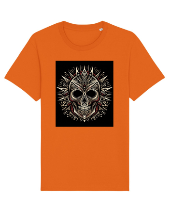 Skull/Craniu in diferite stiluri 16 Bright Orange