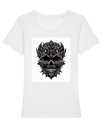 Skull/Craniu in diferite stiluri 18 White