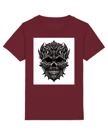 Skull/Craniu in diferite stiluri 18 Burgundy