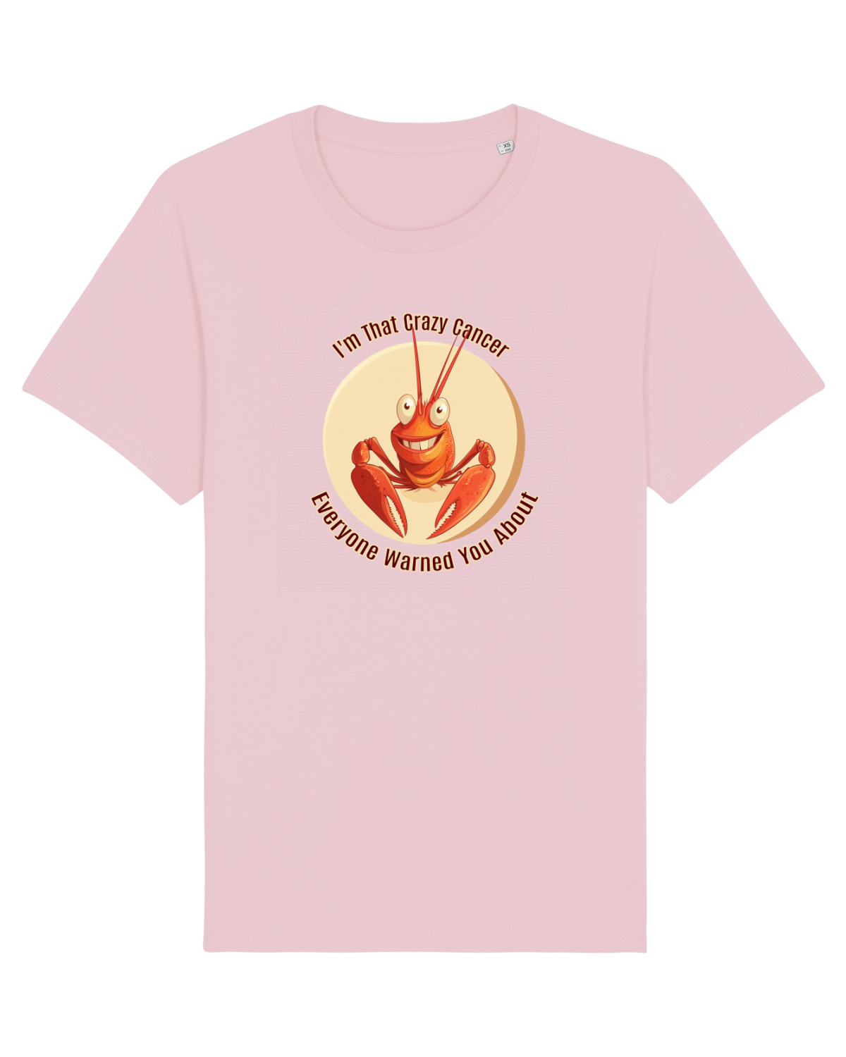 Tricou mânecă scurtă Unisex Rocker Cotton Pink