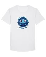GHICESTE-MI ZODIA - RAC Tricou mânecă scurtă guler larg Bărbat Skater