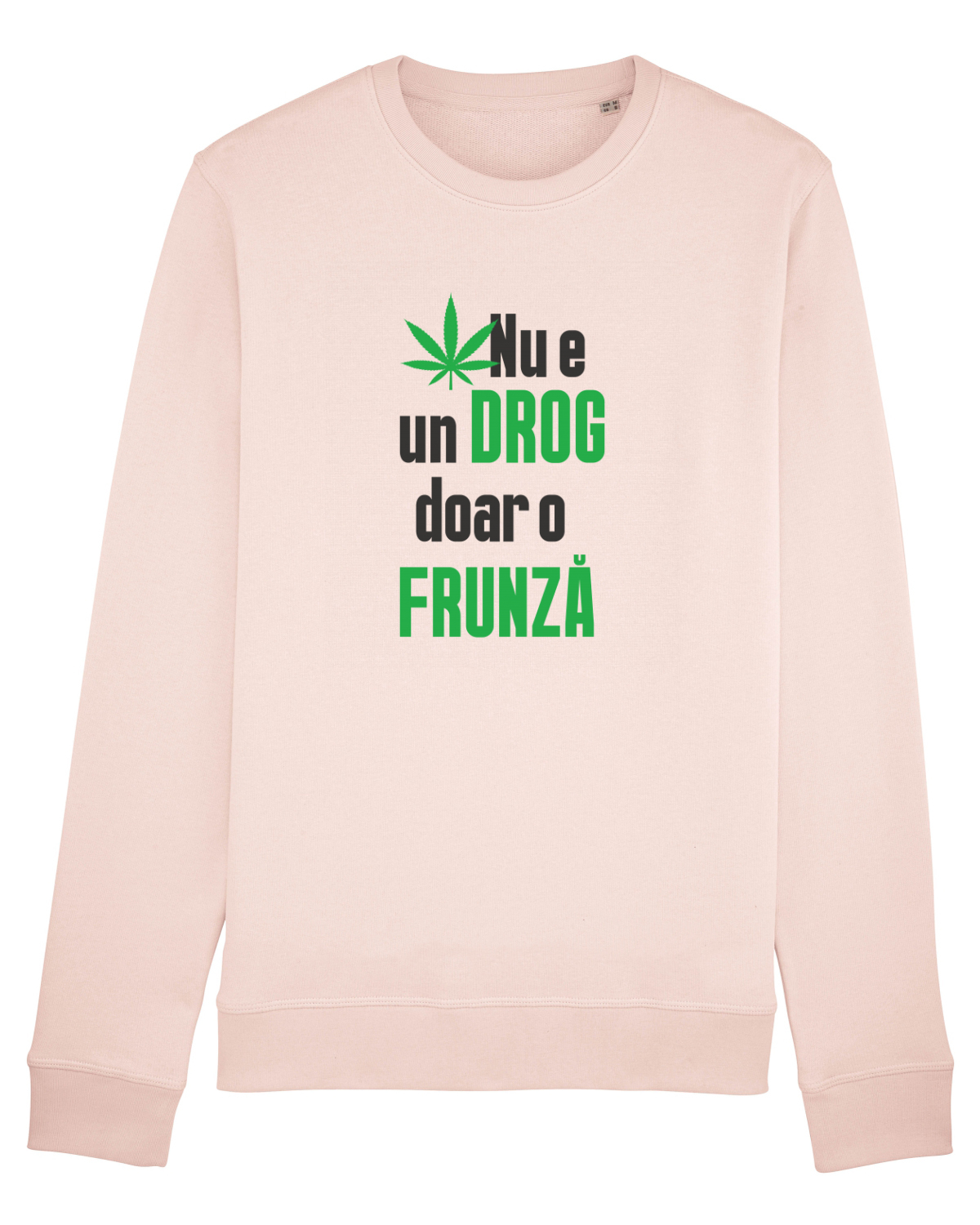 Bluză mânecă lungă Unisex Rise Candy Pink