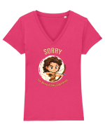 SORRY FOR BEING A SEXY  SAGGITARIUS (SAGETATOR) Tricou mânecă scurtă guler V Damă Evoker