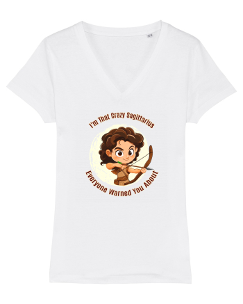 I`M THAT CRAZY SAGITTARIUS YOU WERE WARNED ABOUT  White