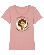 I`M THAT CRAZY SAGITTARIUS YOU WERE WARNED ABOUT  Tricou mânecă scurtă guler larg fitted Damă Expresser