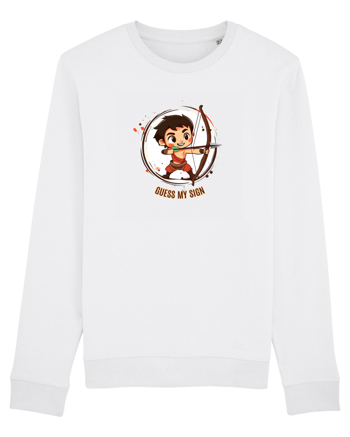 Bluză mânecă lungă Unisex Rise White