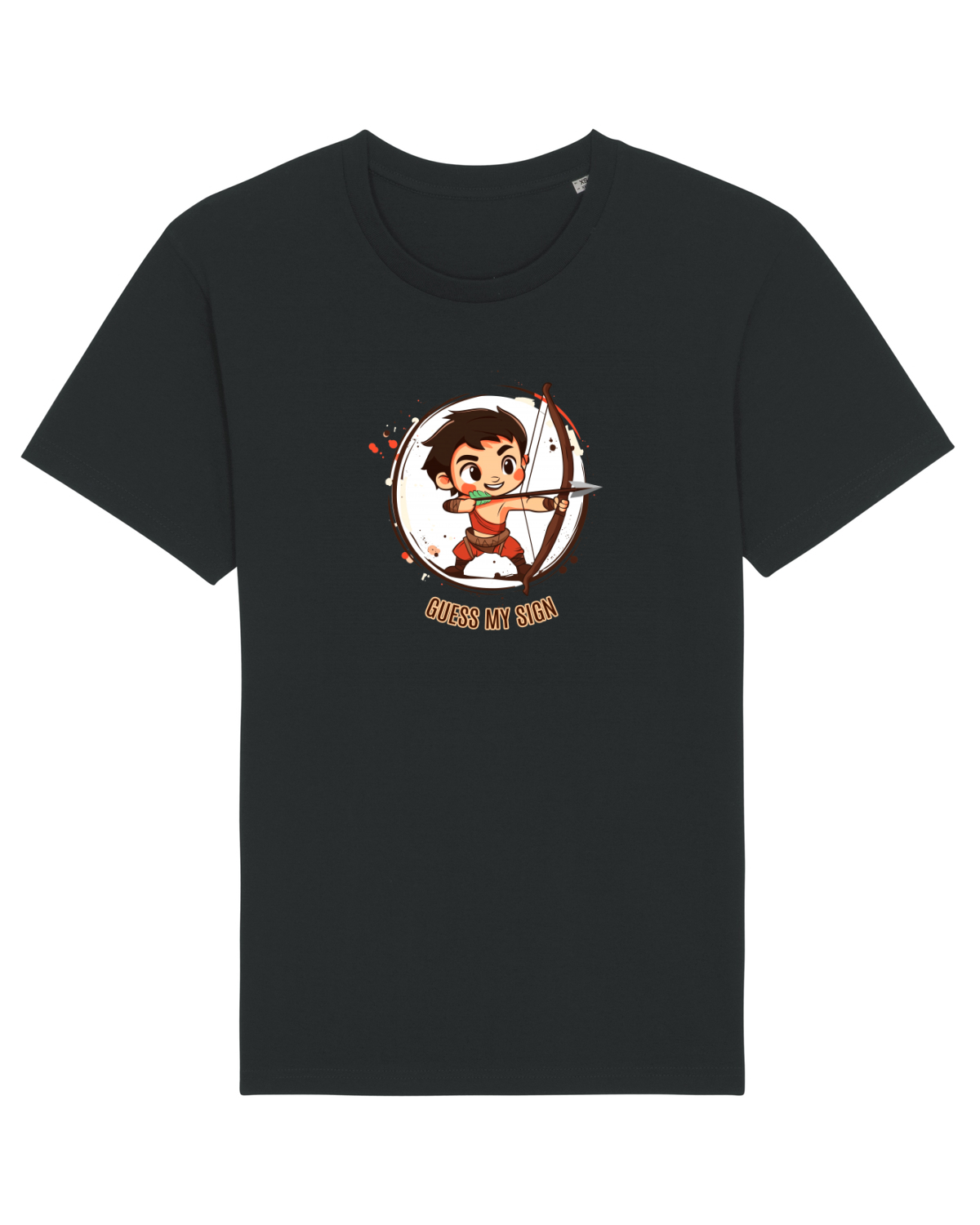 Tricou mânecă scurtă Unisex Rocker Black