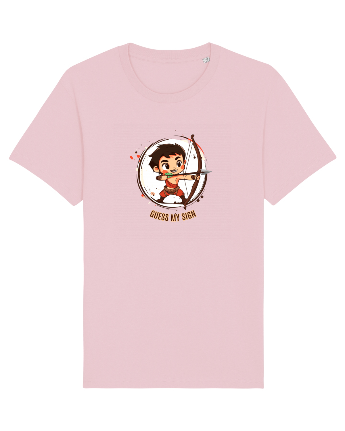 Tricou mânecă scurtă Unisex Rocker Cotton Pink