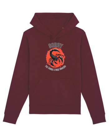 SORRY FOR BEING A SEXY  SCORPIO (SCORPION) Burgundy