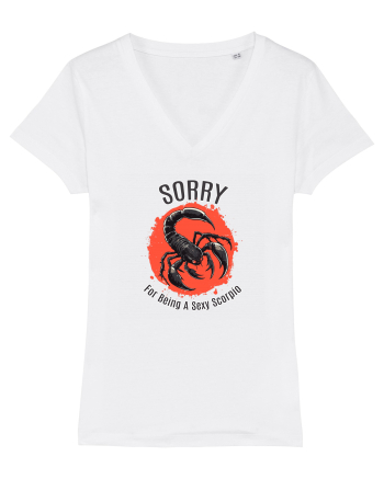 SORRY FOR BEING A SEXY  SCORPIO (SCORPION) White