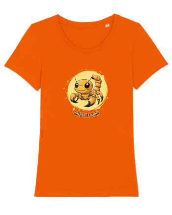 GUESS MY SIGN - SCORPIO Bright Orange