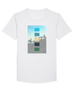 Friends of Adventure Tricou mânecă scurtă guler larg Bărbat Skater