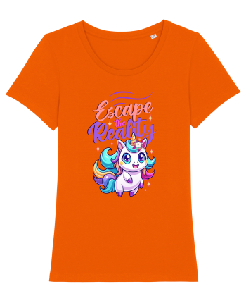 Unicorn simpatic pastel goth Bright Orange