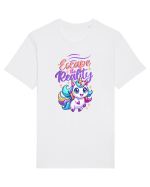 Unicorn simpatic pastel goth Tricou mânecă scurtă Unisex Rocker