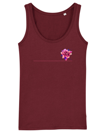 FLORAL GEOMETRIC 1 Burgundy