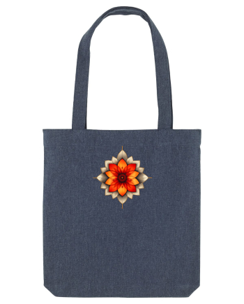 FLORAL GEOMETRIC 2 Midnight Blue
