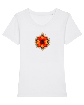FLORAL GEOMETRIC 2 White