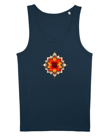 FLORAL GEOMETRIC 2 Navy