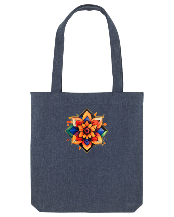 FLORAL GEOMETRIC 3 Midnight Blue