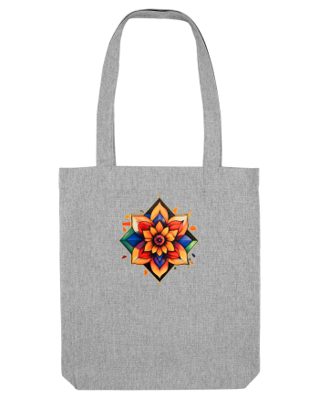 FLORAL GEOMETRIC 3 Heather Grey