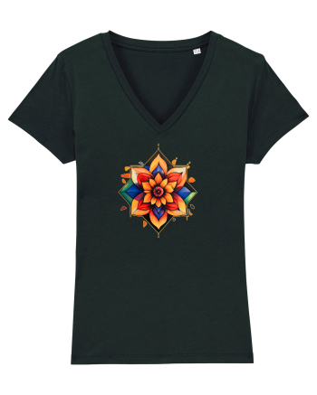 FLORAL GEOMETRIC 3 Black