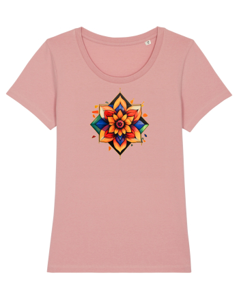 FLORAL GEOMETRIC 3 Canyon Pink