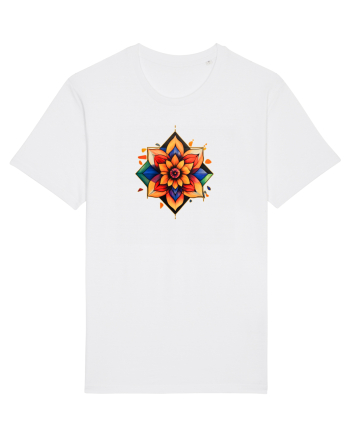 FLORAL GEOMETRIC 3 White