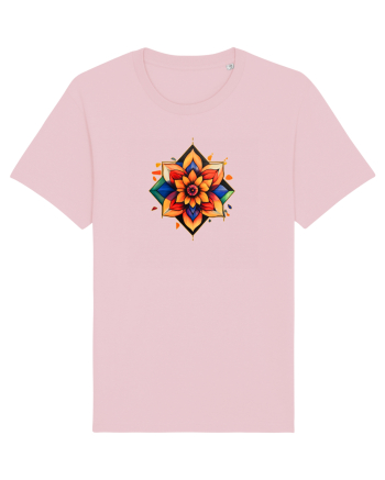 FLORAL GEOMETRIC 3 Cotton Pink