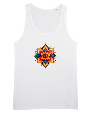 FLORAL GEOMETRIC 3 White