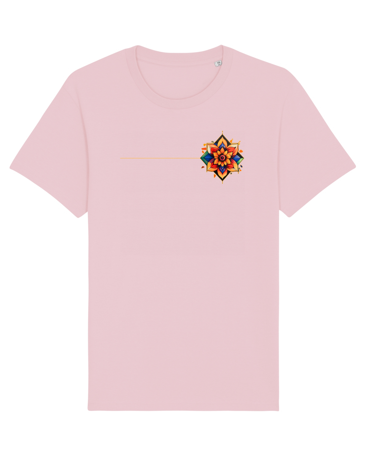 Tricou mânecă scurtă Unisex Rocker Cotton Pink