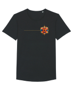 FLORAL GEOMETRIC 3b Tricou mânecă scurtă guler larg Bărbat Skater
