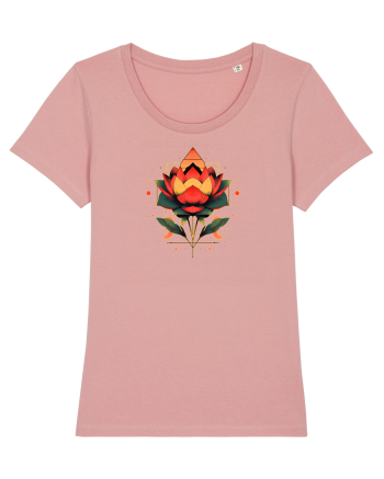 FLORAL GEOMETRIC 4 Canyon Pink