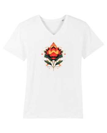 FLORAL GEOMETRIC 4 White