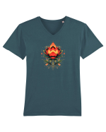 FLORAL GEOMETRIC 4 Tricou mânecă scurtă guler V Bărbat Presenter